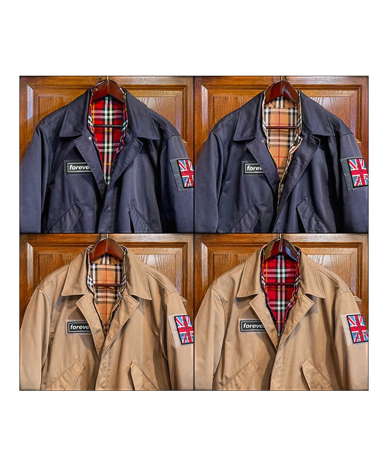 RALEIGH / ラリー (RED MOTEL / レッドモーテル)【 “BAND OF OUTSIDERS (はみだし者のアレイウェイ)”  SOUTIEN COLLAR SPRING COAT + VELCRO MORALE PATCH SET (NAVY) 】- SIDEMILITIA  inc.の通販サイト