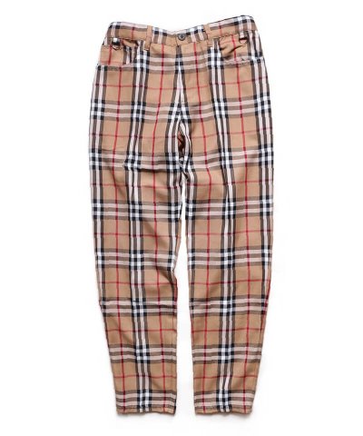RALEIGH / ラリー（RED MOTEL / レッドモーテル） / “LET’S STICK TOGETHER” TARTAN CH-CHECK TROUSERS (BEIGE TARTAN)