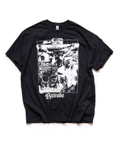 Official Artist Goods / バンドTなど / CONTRAST ATTITUDE + 河村康輔：-Your mind full of noise- SHORT SLEEVE SHIRT (BLACK) 