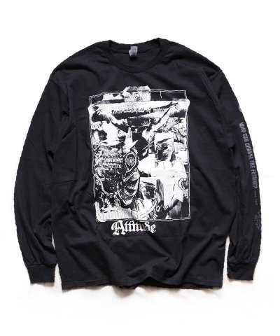 Official Artist Goods / バンドTなど / CONTRAST ATTITUDE + 河村康輔：-Your mind full of noise- LONG SLEEVE SHIRT (BLACK) 