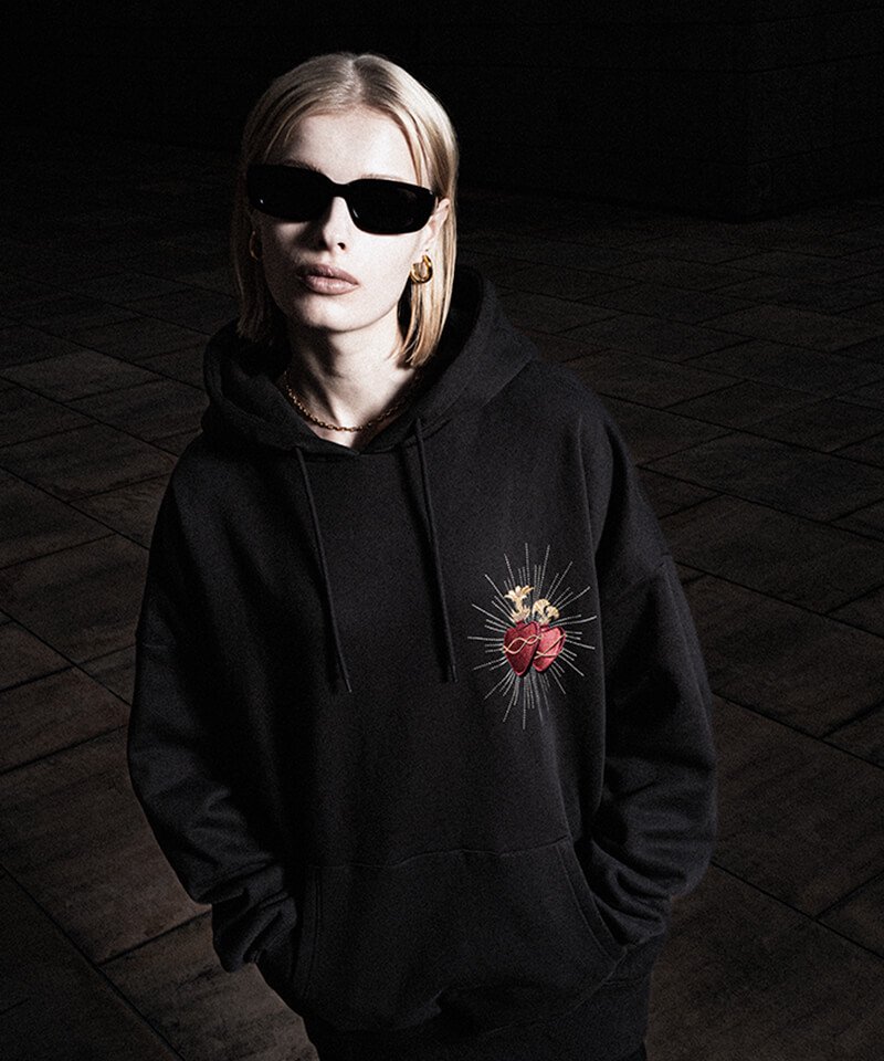 NIL DUE / NIL UN TOKYO / EMBROIDERY HEART HOODIE - セレクトショップ  SIDEMILITIA（サイドミリティア）通販サイト