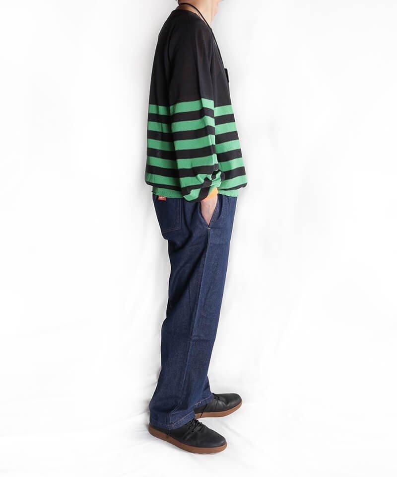 クックマン　COOKMAN CHEF PANTS 新品　デニム 楽天市場】COOKMAN/クックマン シェフパンツ セミワイド Chef