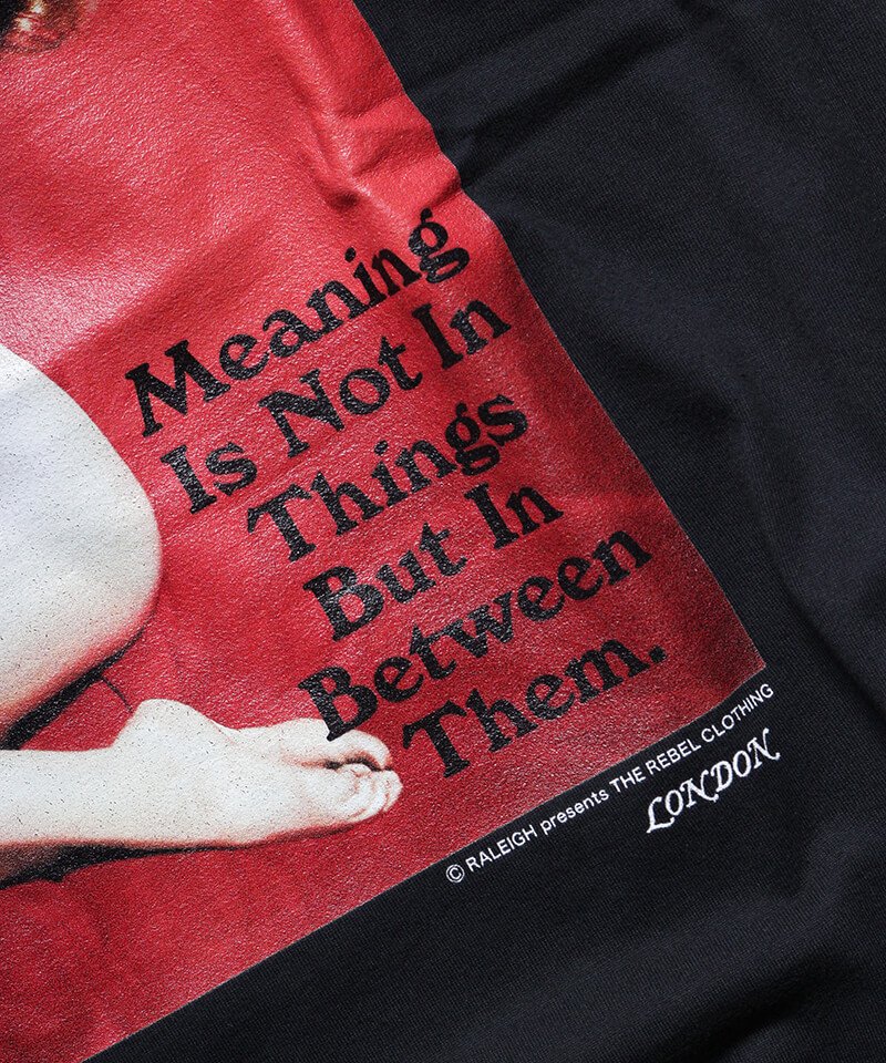 RALEIGH / ꡼RED MOTEL / åɥ⡼ƥ áMeaning is not in things but in between them T-SHIRTS (Loose Fit / BLACK)ʲ5