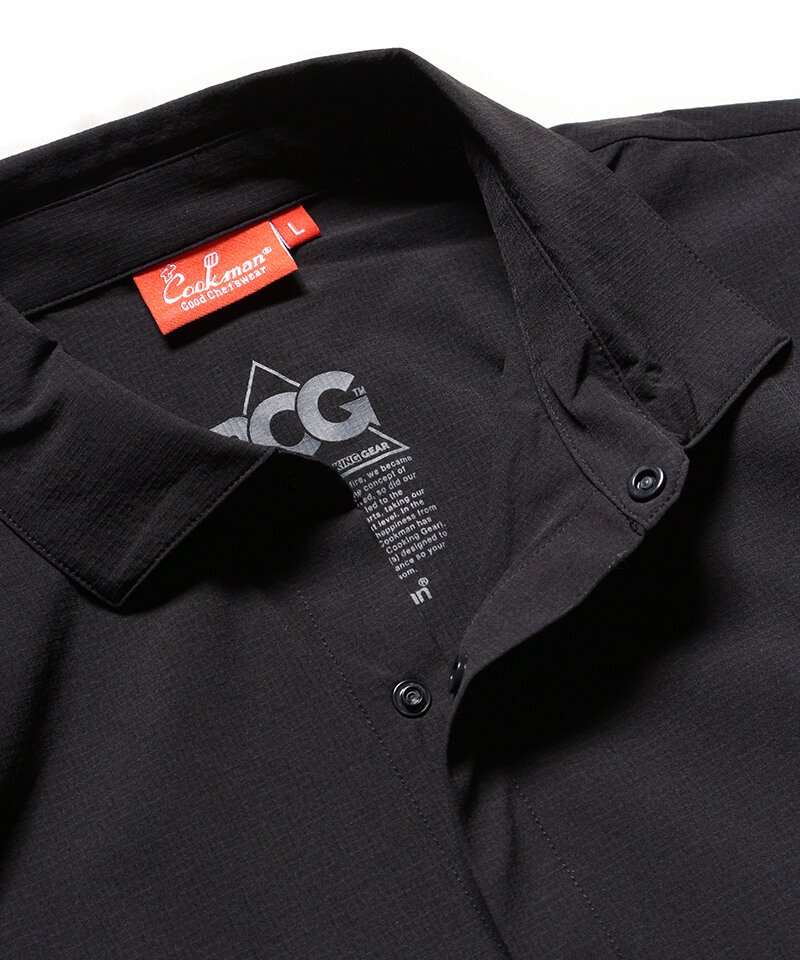 COOKMAN / åޥ WORK SHIRTS SHORT SLEEVE (LIGHT BLACK) ʲ5