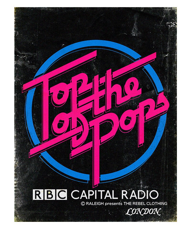 RALEIGH / ꡼RED MOTEL / åɥ⡼ƥ áTOP OF THE POPS – RBC Capital Radio L/S T-SHIRTS (Loose Fit / BLACK)ʲ17