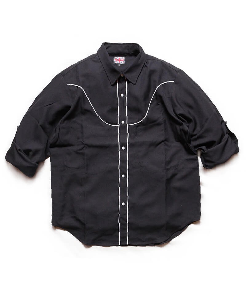 RALEIGH / ꡼RED MOTEL / åɥ⡼ƥ  HANG EM HIGH (ߤ夲) ROLL-UP(DRESS-UP) SHIRTS BLOUSON (BLACK)ʲ