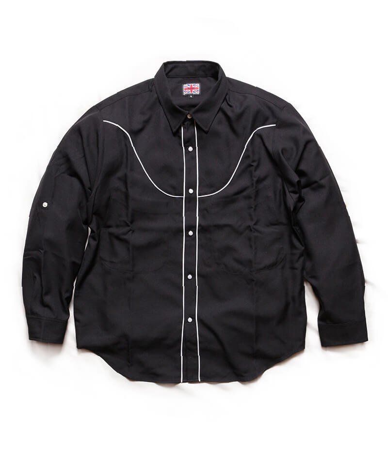 RALEIGH / ꡼RED MOTEL / åɥ⡼ƥ  HANG EM HIGH (ߤ夲) ROLL-UP(DRESS-UP) SHIRTS BLOUSON (BLACK)ʲ