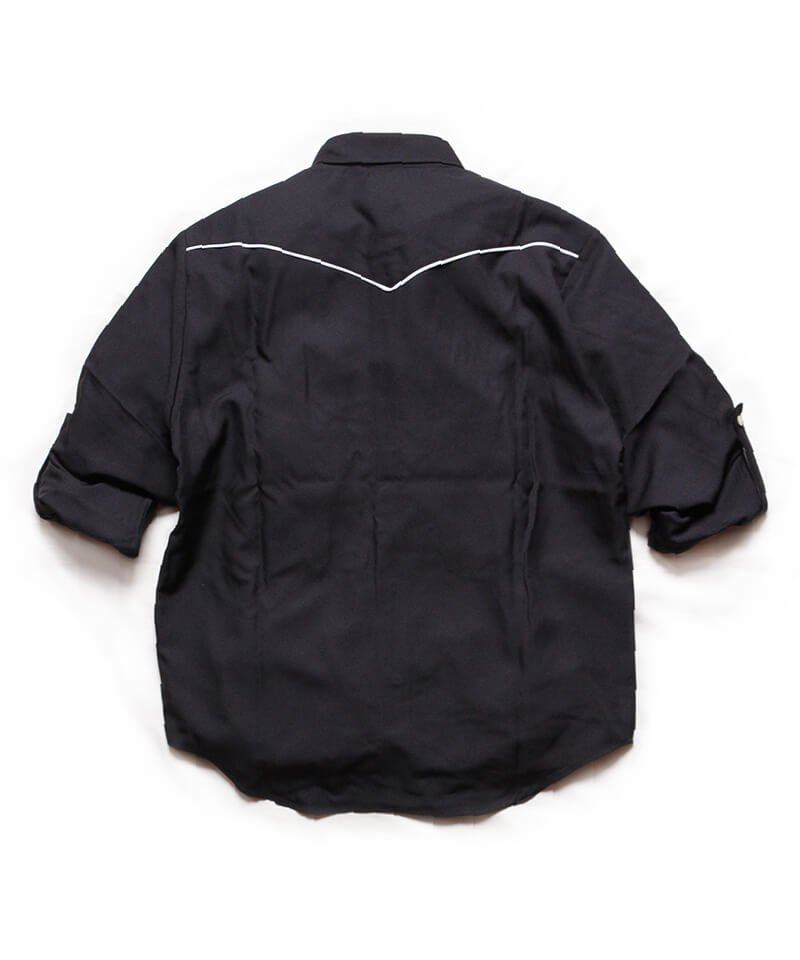 RALEIGH / ꡼RED MOTEL / åɥ⡼ƥ áHANG EM HIGH (ߤ夲) ROLL-UP(DRESS-UP) SHIRTS BLOUSON (BLACK)ʲ1