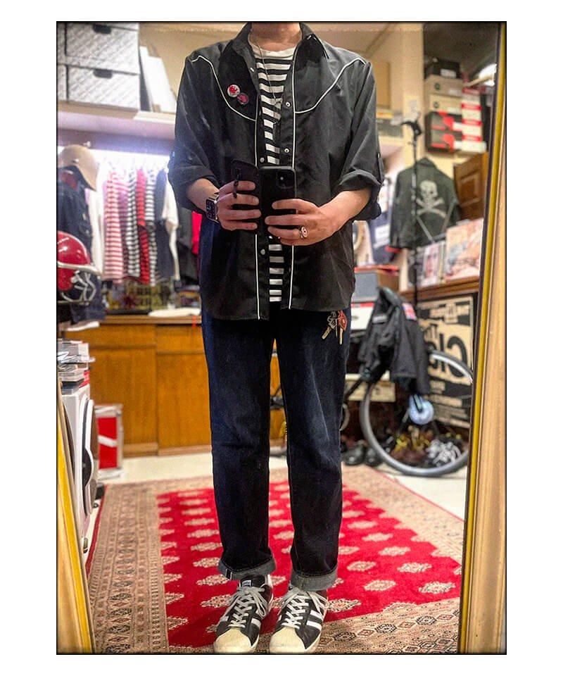 マックショウベロアファラオスカジャンM東洋raleigh modsロカビリー RALEIGH / ラリー (RED MOTEL / レッドモーテル)【 “KRUSTY THE