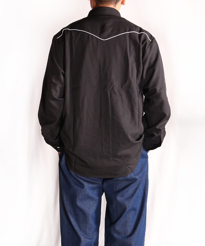 RALEIGH / ꡼RED MOTEL / åɥ⡼ƥ áHANG EM HIGH (ߤ夲) ROLL-UP(DRESS-UP) SHIRTS BLOUSON (BLACK)ʲ6