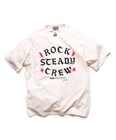 RALEIGH / ꡼RED MOTEL / åɥ⡼ƥ / Iron-On Letters CLA5H CITY ROCKERS CREW vs ROCK STEADY CREW T-SHIRTS (Loose Fit / WH)