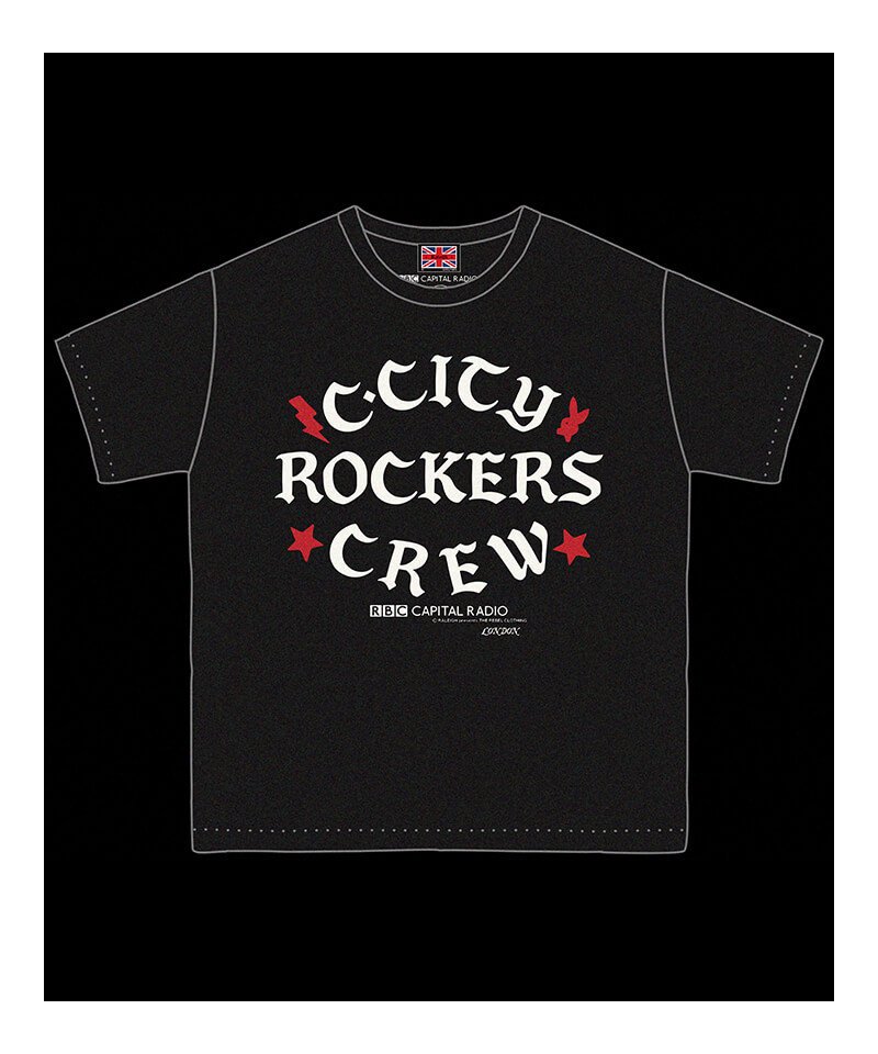 RALEIGH / ꡼RED MOTEL / åɥ⡼ƥ Iron-On Letters CLA5H CITY ROCKERS CREW vs ROCK STEADY CREW T-SHIRTS (Loose Fit / BK)ʲ11