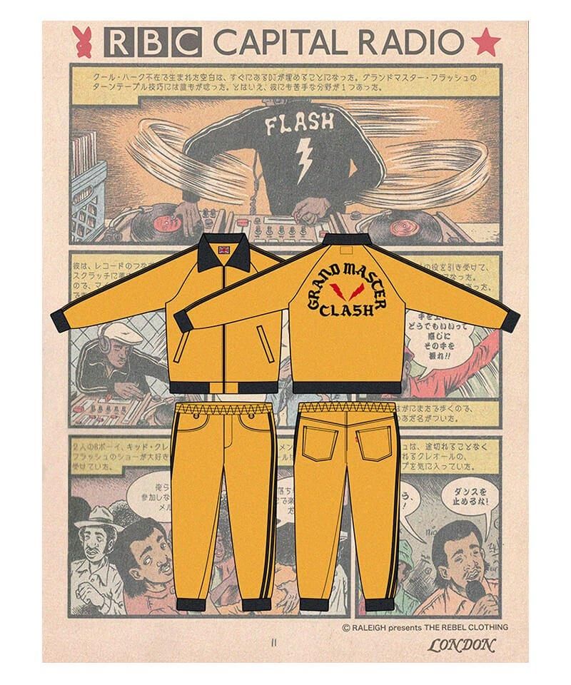 RALEIGH / ラリー (RED MOTEL / レッドモーテル)【 “GRAND MASTER CLA5H” GANGSTA TRACK  SUITS (2024 Ver. / YE) 】- SIDEMILITIA inc.の通販サイト