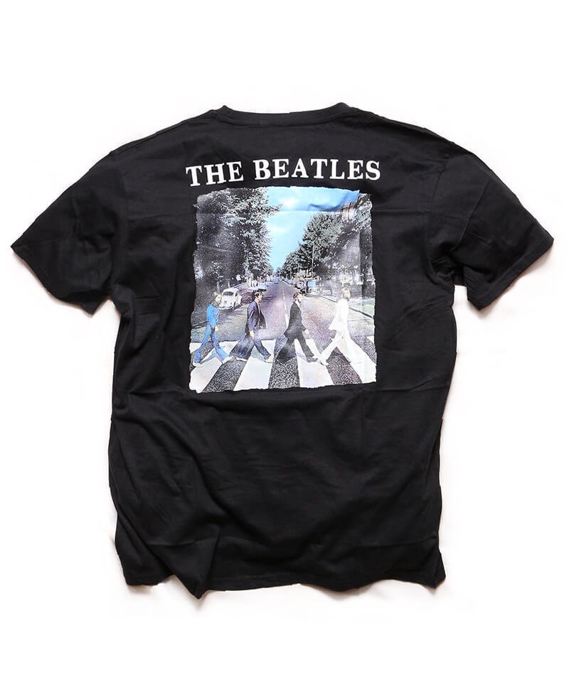 Official Artist Goods / ХTʤ  THE BEATLES / ӡȥ륺ABBEY ROAD & LOGO T-SHIRT (BLACK) ʲ