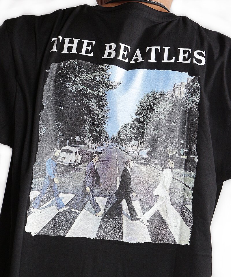 Official Artist Goods / ХTʤ THE BEATLES / ӡȥ륺ABBEY ROAD & LOGO T-SHIRT (BLACK) ʲ13