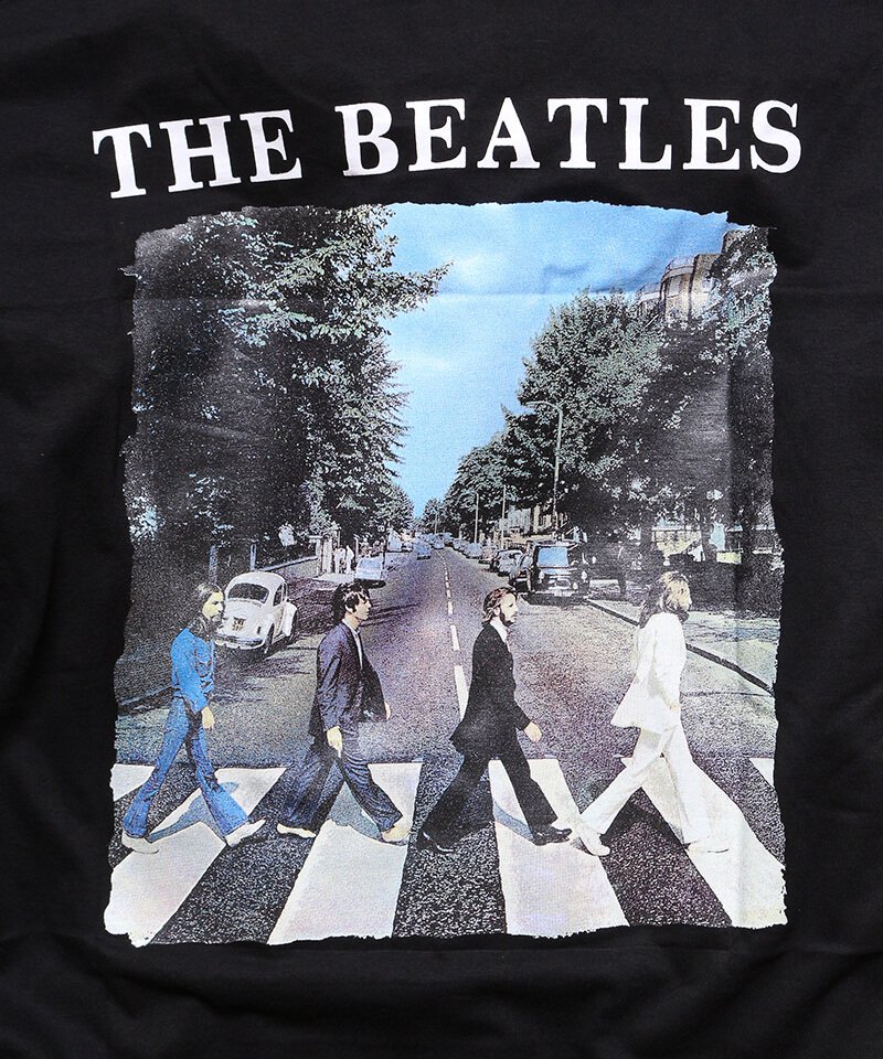 Official Artist Goods / ХTʤ THE BEATLES / ӡȥ륺ABBEY ROAD & LOGO T-SHIRT (BLACK) ʲ4