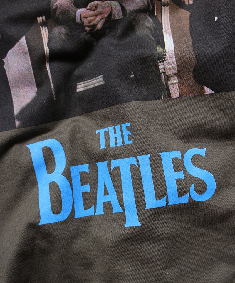 Official Artist Goods / ХTʤ THE BEATLES / ӡȥ륺US FLAG PHOTO T-SHIRT (OLIVE GREEN) ʲ4