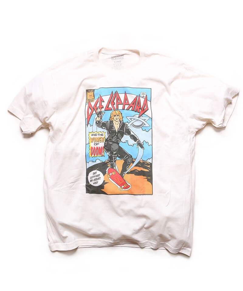 Official Artist Goods / ХTʤ  DEF LEPPARD / ǥաѡɡCOMIC T-SHIRT (NATURAL) ʲ