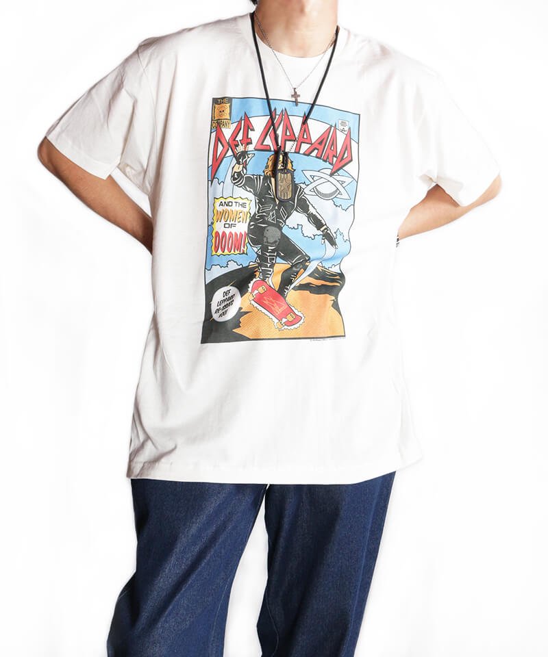 Official Artist Goods / ХTʤ DEF LEPPARD / ǥաѡɡCOMIC T-SHIRT (NATURAL) ʲ8