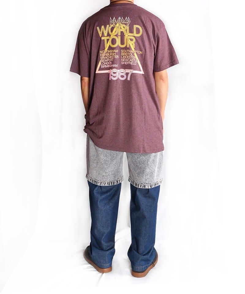 DEF LEPPARD / デフ・レパード：HYSTERIA WORLD TOUR T-SHIRT (ASH