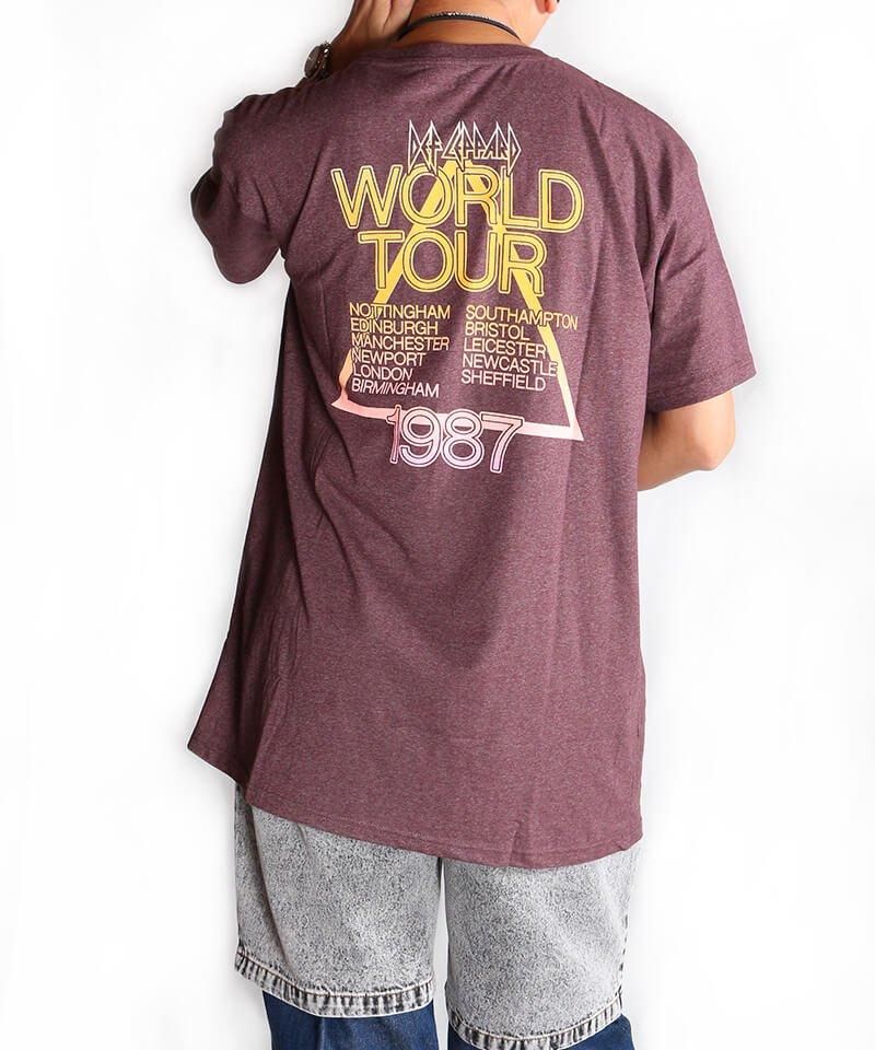 DEF LEPPARD / デフ・レパード：HYSTERIA WORLD TOUR T-SHIRT