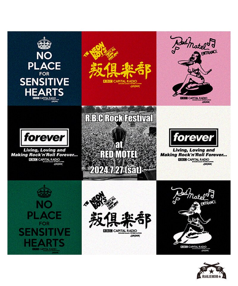 RALEIGH / ꡼RED MOTEL / åɥ⡼ƥ áNO PLACE FOR SENSITIVE HEARTS BOOTLEG T-SHIRTS (NAVY)ʲ12