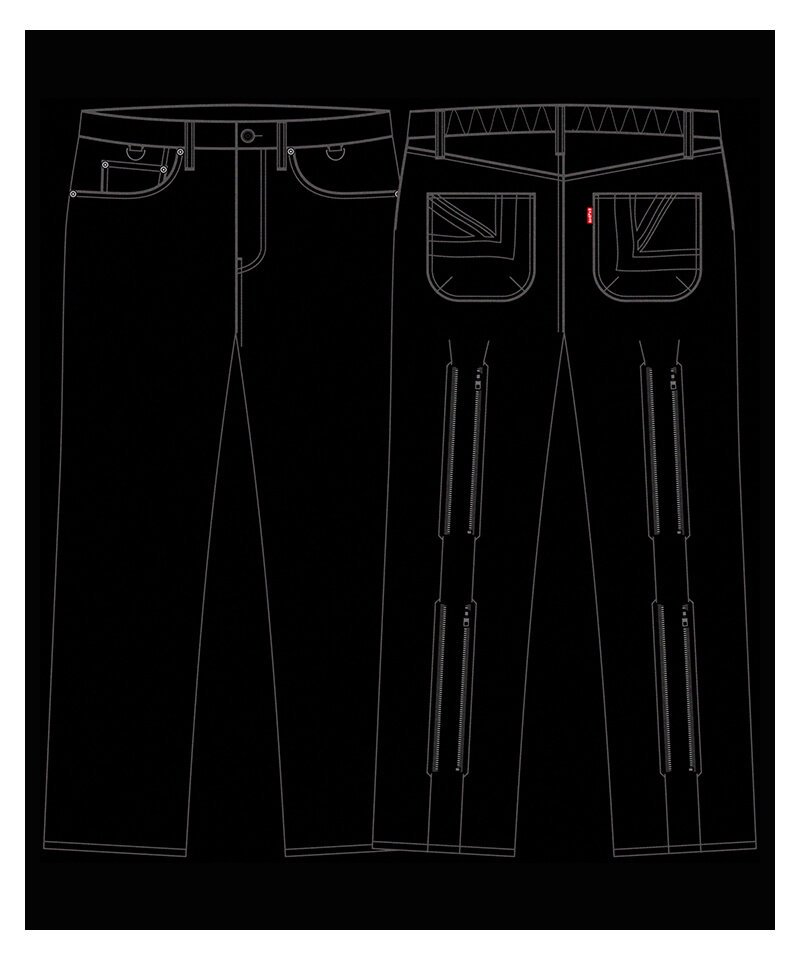 RALEIGH / ꡼RED MOTEL / åɥ⡼ƥ áA.K.A.  BONDAGE TROUSERS (Loose Fit / BLACK) ʲ22