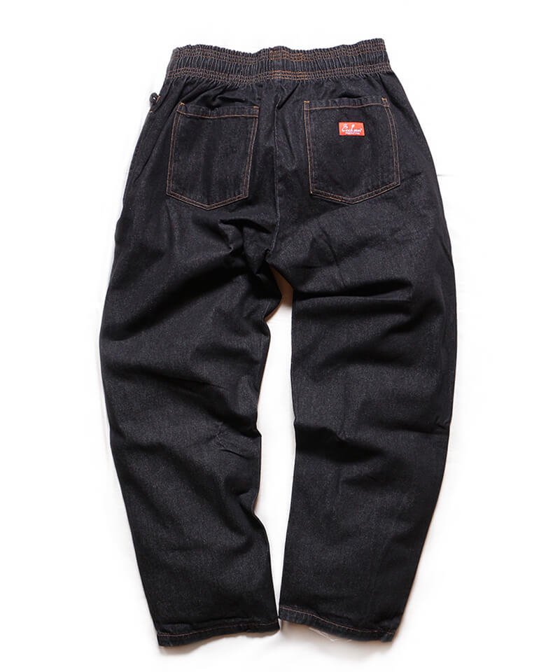 COOKMAN / åޥ  CHEF PANTS SEMIWIDE DENIM (BLACK) 
ʲ