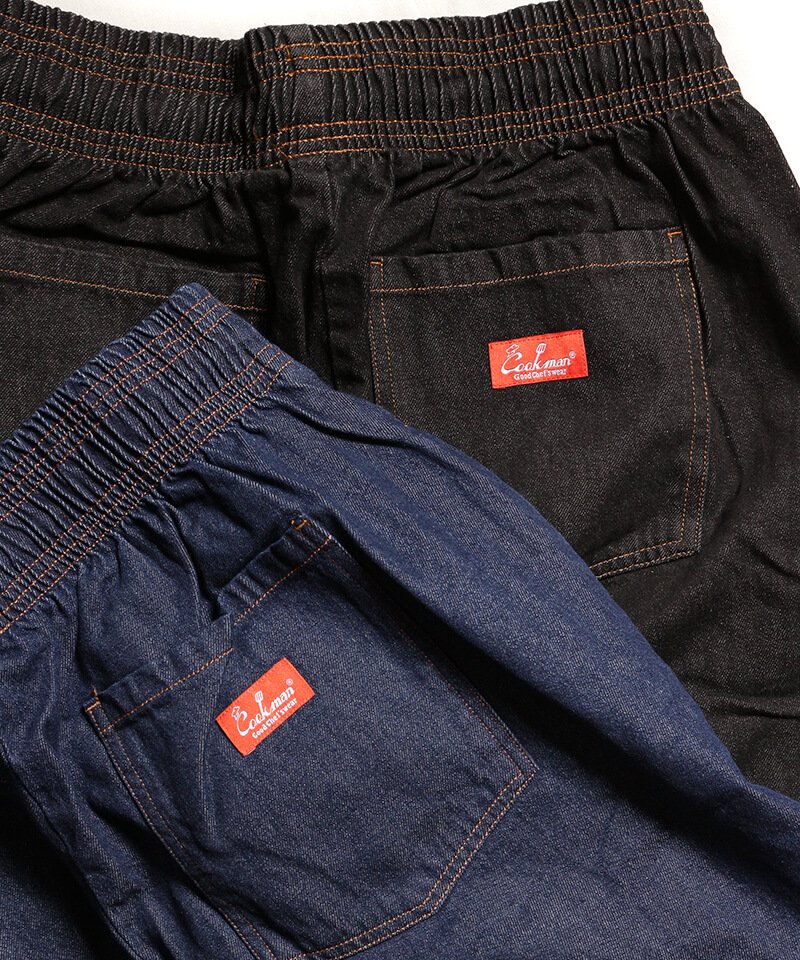 COOKMAN / åޥ CHEF PANTS SEMIWIDE DENIM (BLACK) 
ʲ11