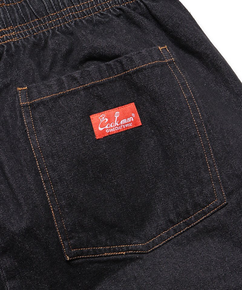 COOKMAN / åޥ CHEF PANTS SEMIWIDE DENIM (BLACK) 
ʲ6