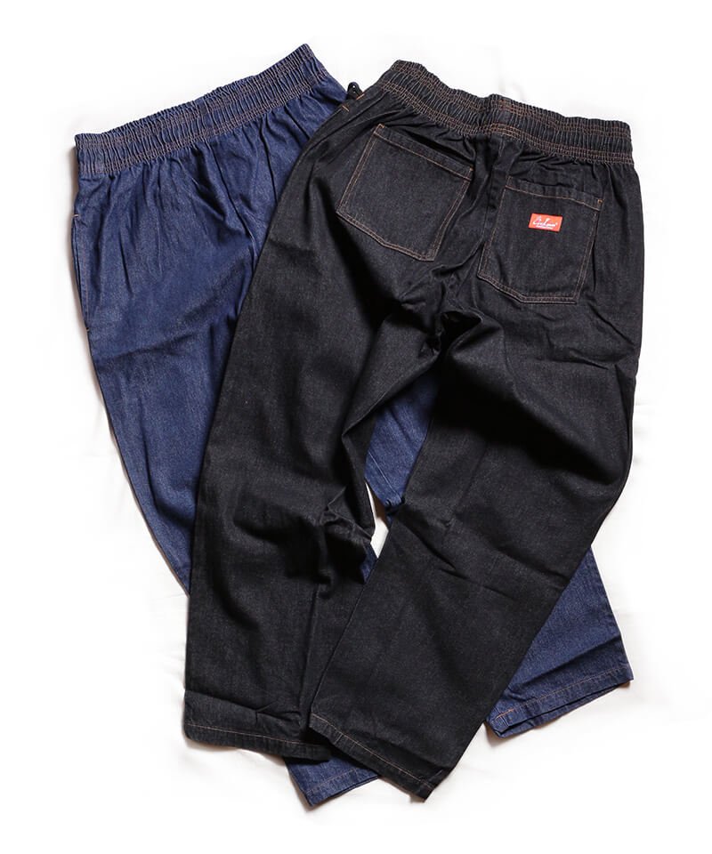 COOKMAN / åޥ CHEF PANTS SEMIWIDE DENIM (BLACK) 
ʲ8