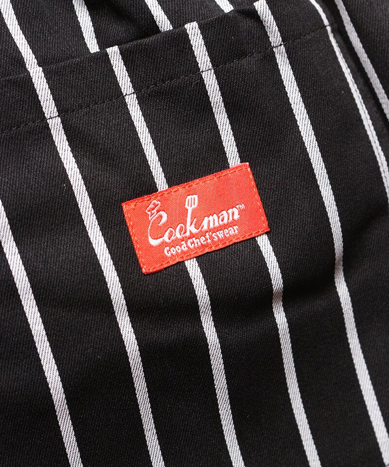 COOKMAN / åޥ WIDE CHEF PANTS STRIPE (BLACK)ʲ6