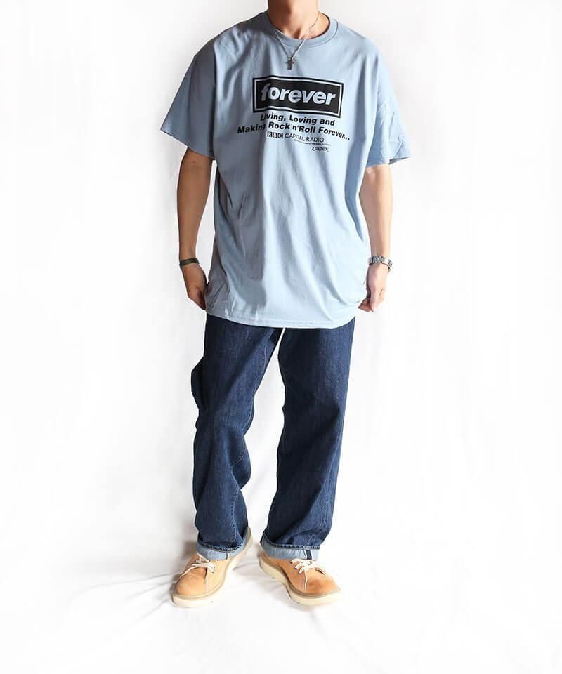 RALEIGH / ꡼RED MOTEL / åɥ⡼ƥ áLiving, Loving and Making RocknRoll Foreverġ BOOTLEG T-SHIRTS (STONE BLUE)ʲ6