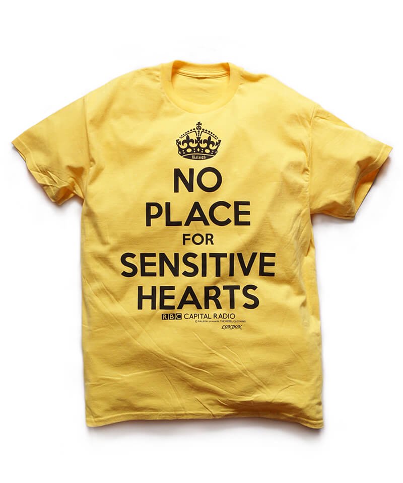 RALEIGH / ꡼RED MOTEL / åɥ⡼ƥ  NO PLACE FOR SENSITIVE HEARTS BOOTLEG T-SHIRTS (DAISY YELLOW)ʲ