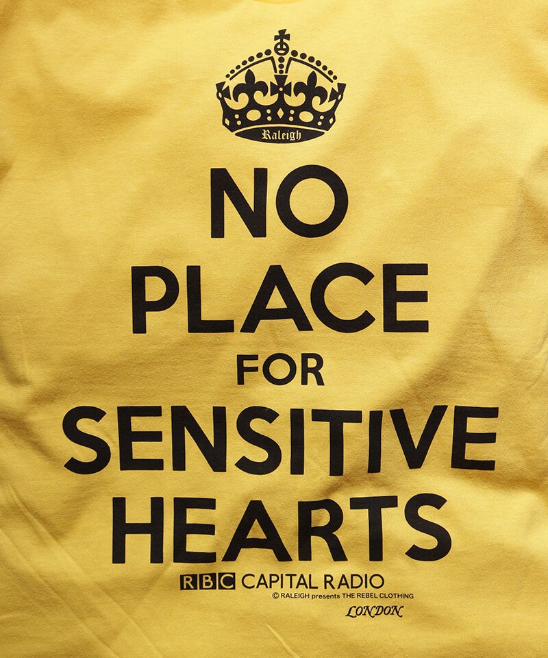 RALEIGH / ꡼RED MOTEL / åɥ⡼ƥ áNO PLACE FOR SENSITIVE HEARTS BOOTLEG T-SHIRTS (DAISY YELLOW)ʲ1