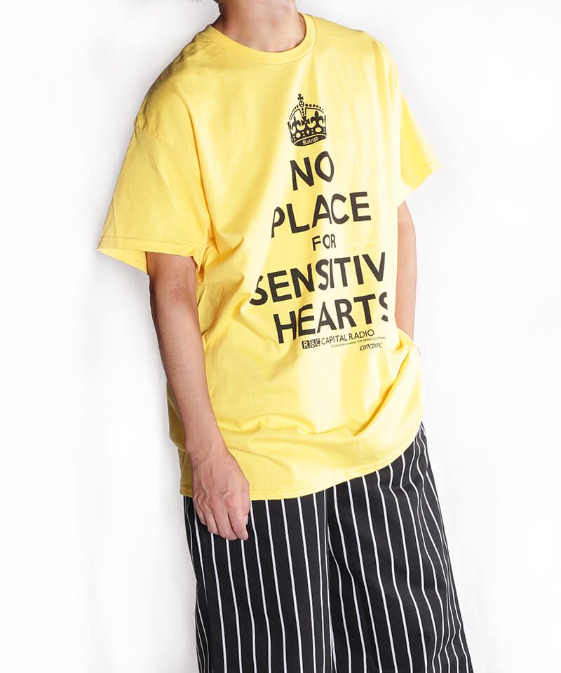 RALEIGH / ꡼RED MOTEL / åɥ⡼ƥ áNO PLACE FOR SENSITIVE HEARTS BOOTLEG T-SHIRTS (DAISY YELLOW)ʲ8