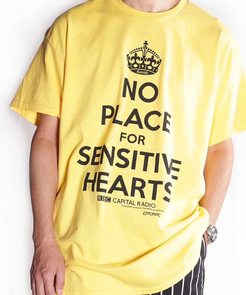 RALEIGH / ꡼RED MOTEL / åɥ⡼ƥ áNO PLACE FOR SENSITIVE HEARTS BOOTLEG T-SHIRTS (DAISY YELLOW)ʲ9