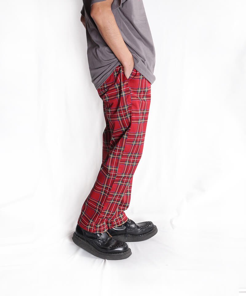 COOKMAN / åޥ CHEF PANTS TARTAN (RED) ʲ15