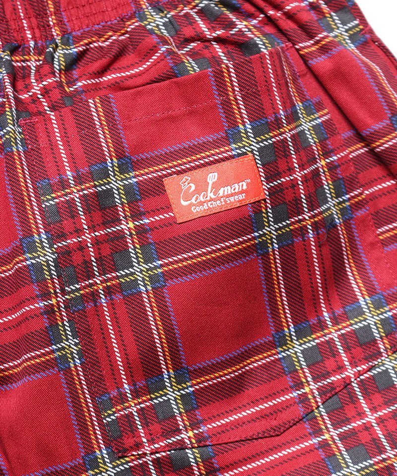 COOKMAN / åޥ CHEF PANTS TARTAN (RED) ʲ6