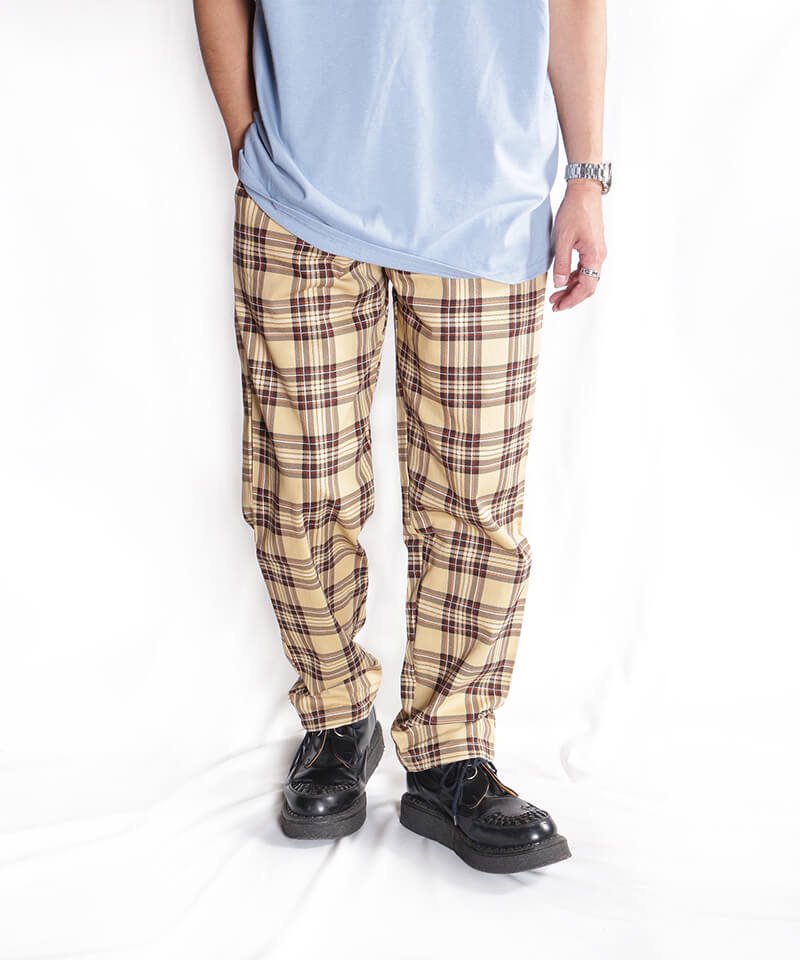 COOKMAN / åޥ CHEF PANTS TARTAN (BEIGE) ʲ18