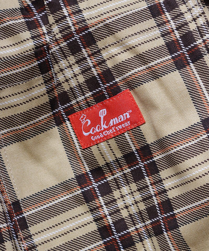 COOKMAN / åޥ CHEF PANTS TARTAN (BEIGE) ʲ6