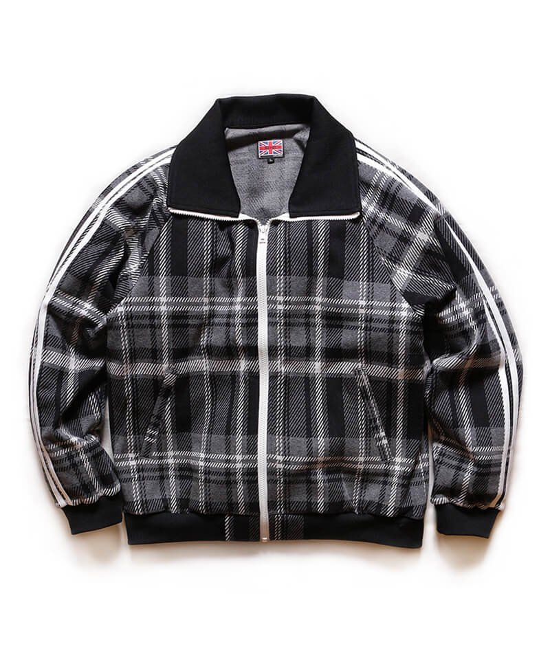 RALEIGH / ラリー (RED MOTEL / レッドモーテル)【 “The JUBILEE CROWN (Britpop Is Dead)”  TARTAN CHECK TRACK JACKET (BLACK) 】- SIDEMILITIA inc.の通販サイト