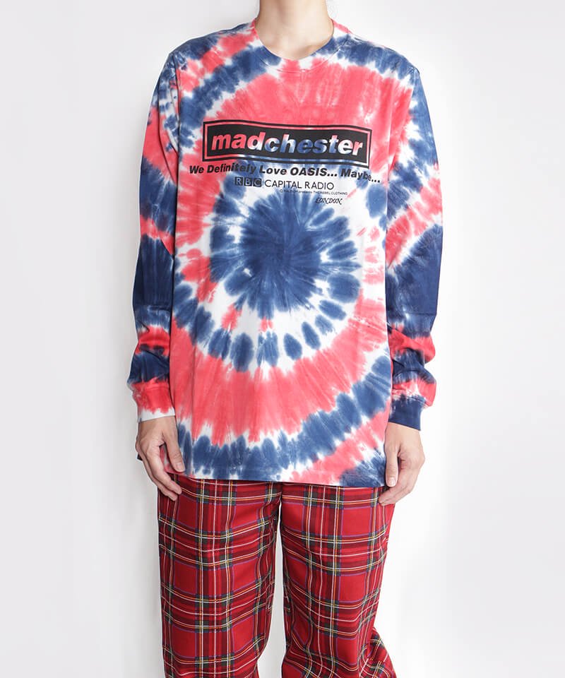 RALEIGH / ꡼RED MOTEL / åɥ⡼ƥ áMadchester – RBC Capital Radio Tie-Dye L/S T-SHIRTS (Loose Fit)ʲ12