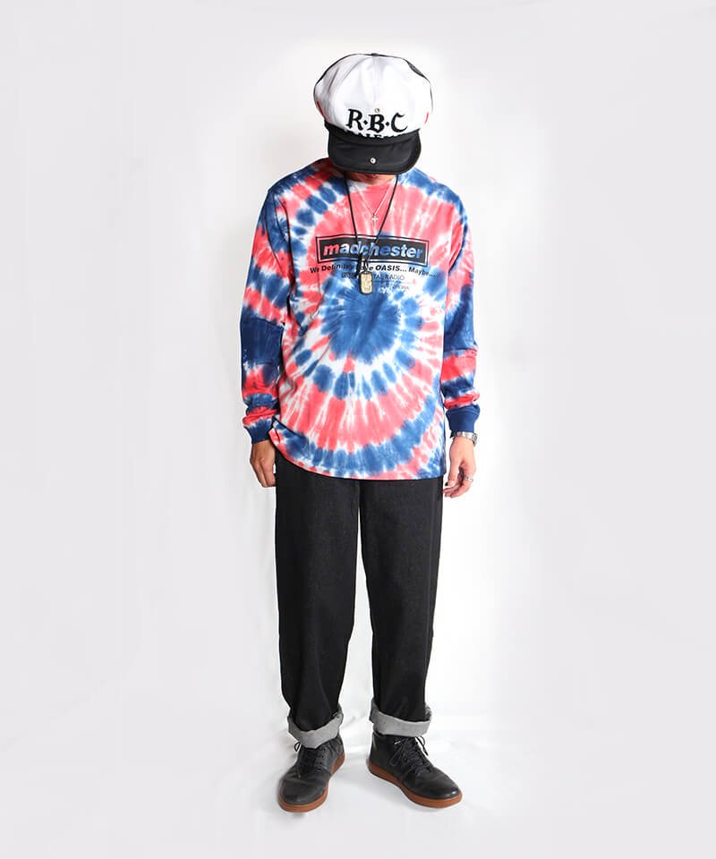 RALEIGH / ꡼RED MOTEL / åɥ⡼ƥ áMadchester – RBC Capital Radio Tie-Dye L/S T-SHIRTS (Loose Fit)ʲ5