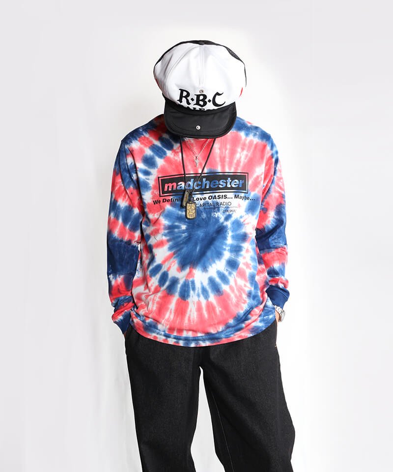 RALEIGH / ꡼RED MOTEL / åɥ⡼ƥ áMadchester – RBC Capital Radio Tie-Dye L/S T-SHIRTS (Loose Fit)ʲ6