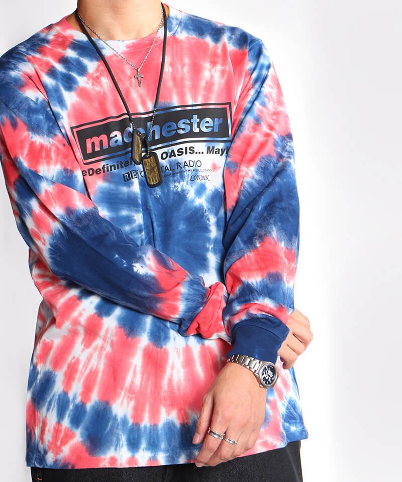 RALEIGH / ꡼RED MOTEL / åɥ⡼ƥ áMadchester – RBC Capital Radio Tie-Dye L/S T-SHIRTS (Loose Fit)ʲ7