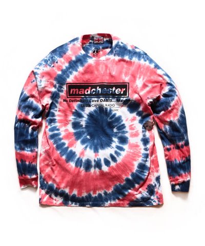 RALEIGH / ꡼RED MOTEL / åɥ⡼ƥ / Madchester – RBC Capital Radio Tie-Dye L/S T-SHIRTS (Loose Fit)