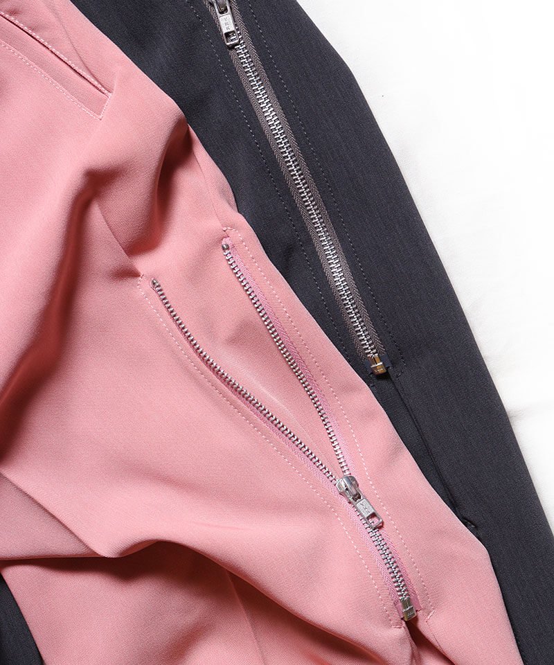 RALEIGH / ꡼RED MOTEL / åɥ⡼ƥ áSPACE RENDEZ-VOUS TWO-TUCK TROUSERS (PINK / Wide Tapered)ʲ4