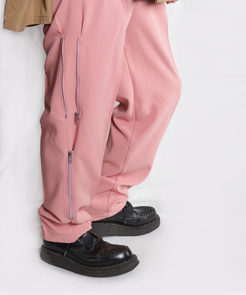 RALEIGH / ꡼RED MOTEL / åɥ⡼ƥ áSPACE RENDEZ-VOUS TWO-TUCK TROUSERS (PINK / Wide Tapered)ʲ5