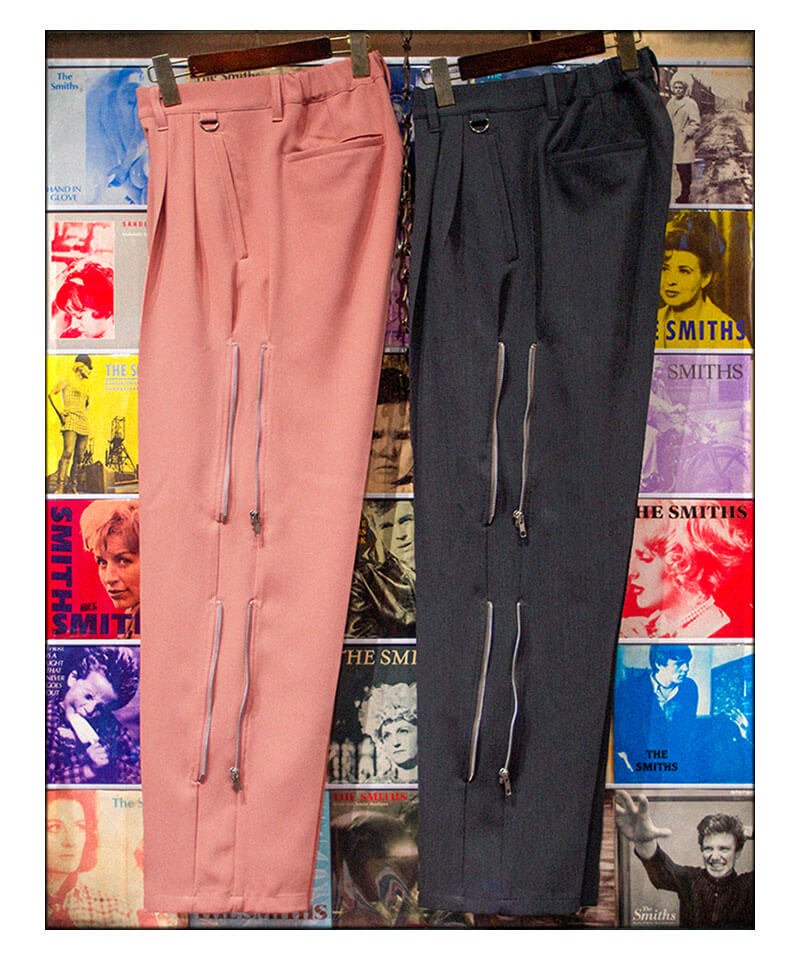 RALEIGH / ꡼RED MOTEL / åɥ⡼ƥ áSPACE RENDEZ-VOUS TWO-TUCK TROUSERS (PINK / Wide Tapered)ʲ6